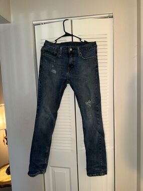 Levi’s 511 Slim Fit Jeans Men’s 30x32 Blue Distressed Denim Pants